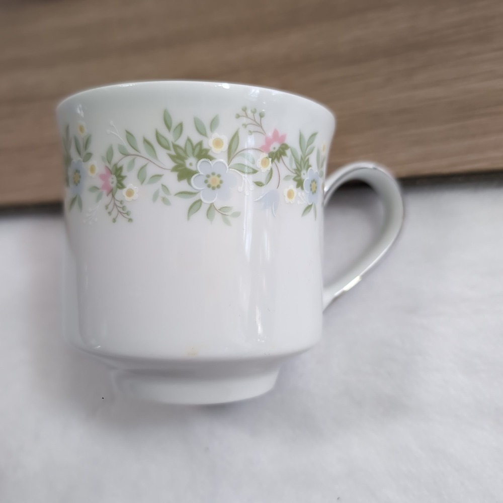 Johann Haviland Forever Spring Coffee Cups Set 4 Bavaria‎ Germany Floral 80s - Picture 2 of 9